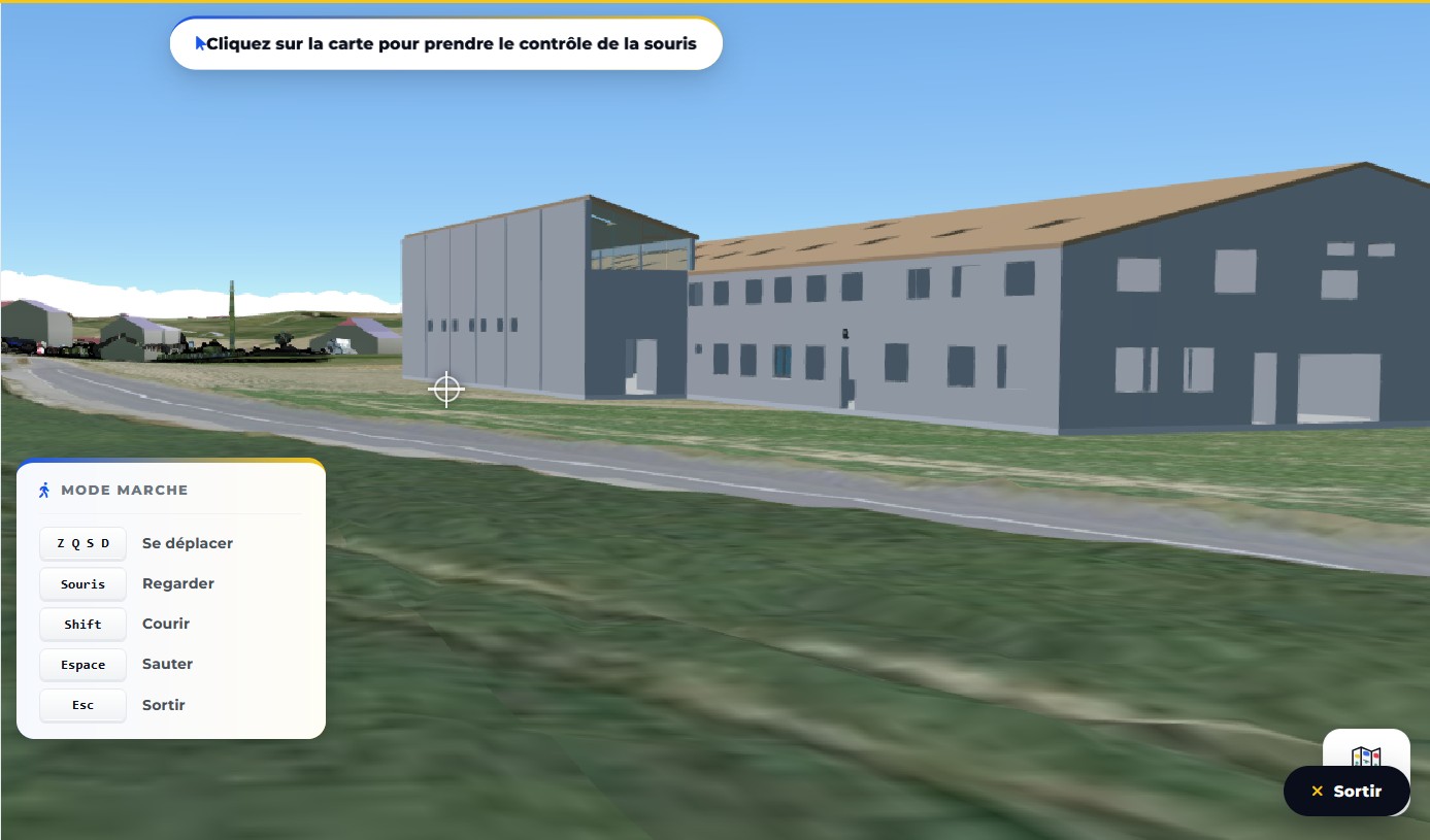 Mode Marche immersif